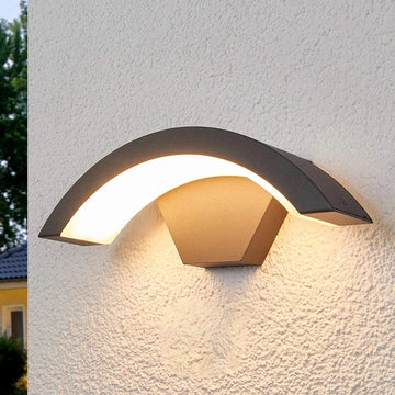 Curved Waterproof LED Outdoor Wall Light